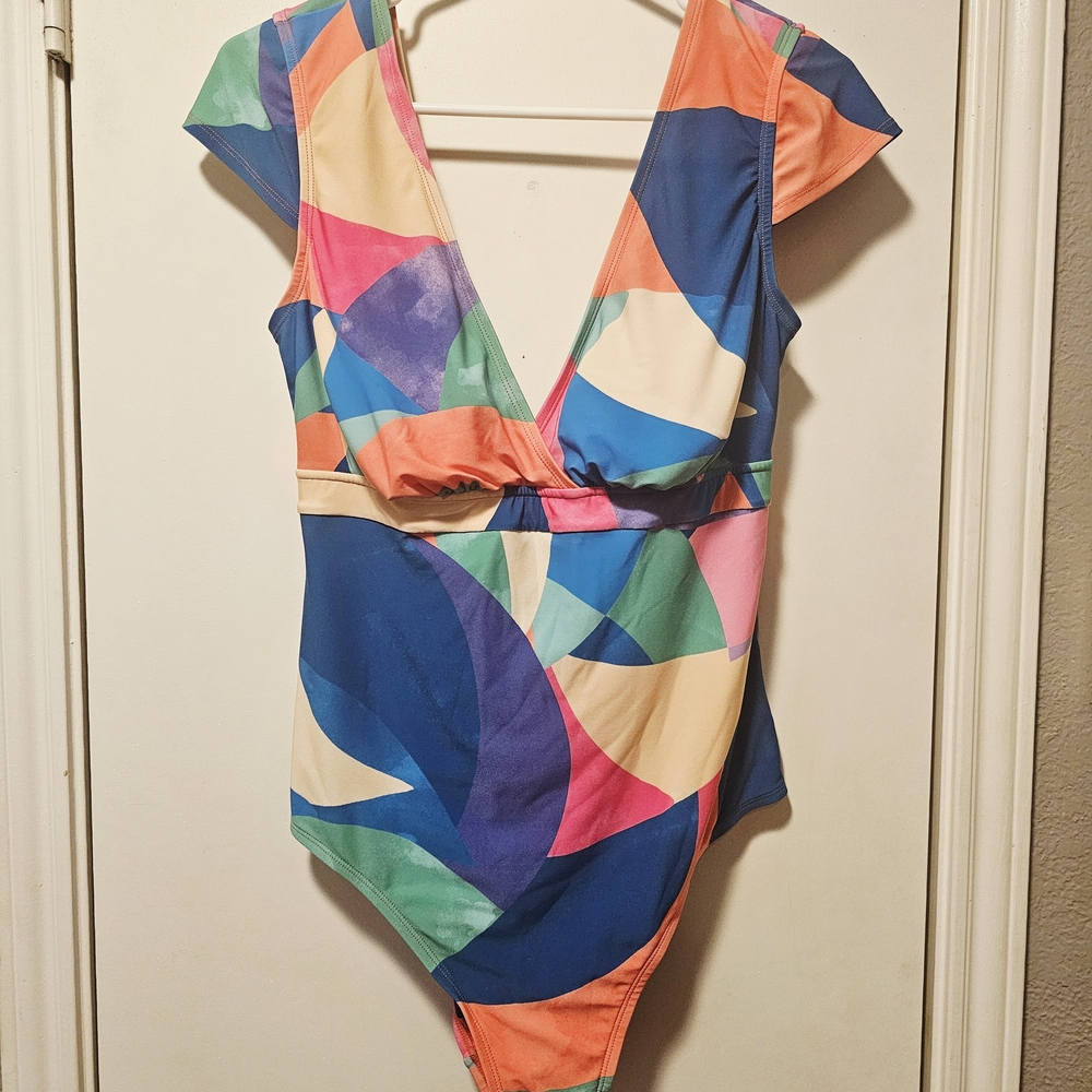 Colorful Women's One Piece Swimsuit